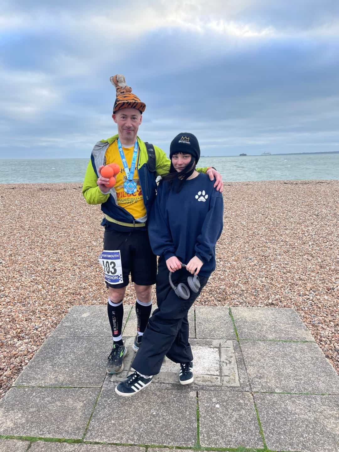 Joggling Portsmouth Coastal Marathon 2023